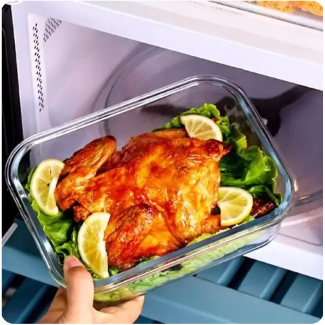 Lunchbox | Glas Langlebig Vielseitig Robust Wiederverwendbar Transparent-Luzern Mode