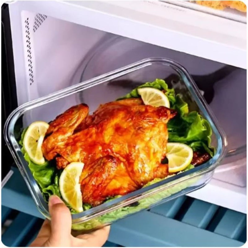 Lunchbox | Glas Langlebig Vielseitig Robust Wiederverwendbar Transparent-Luzern Mode