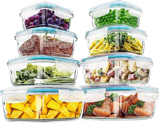 Lunchbox | Glas Langlebig Vielseitig Robust Wiederverwendbar Transparent-Luzern Mode