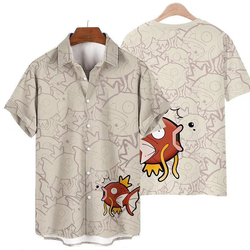 Pyjama Set Sommer | Gengar Snorlax Print | 1 kaufen 1 gratis | Unisex & bequem-01-M-Luzern Mode