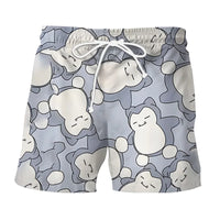 Pyjama Set Sommer | Gengar Snorlax Print | 1 kaufen 1 gratis | Unisex & bequem-12-M-Luzern Mode