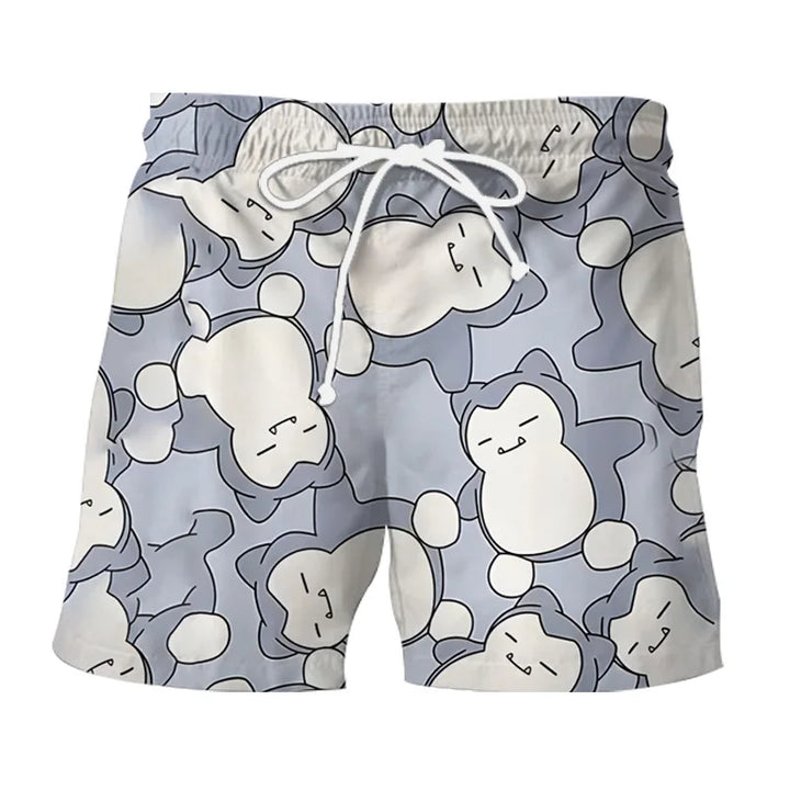 Pyjama Set Sommer | Gengar Snorlax Print | 1 kaufen 1 gratis | Unisex & bequem-12-M-Luzern Mode