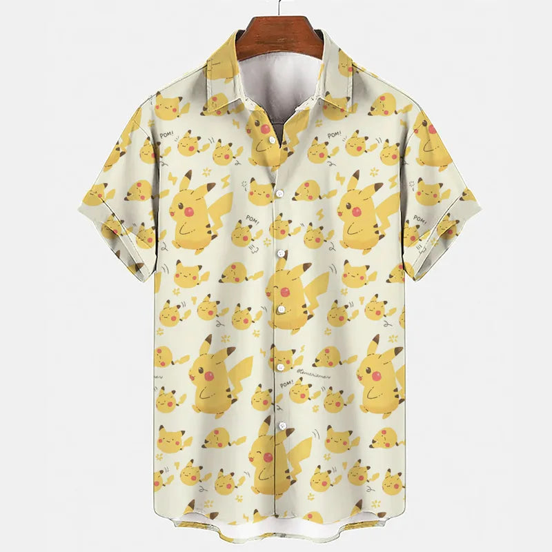 Pyjama Set Sommer | Gengar Snorlax Print | 1 kaufen 1 gratis | Unisex & bequem-13-M-Luzern Mode