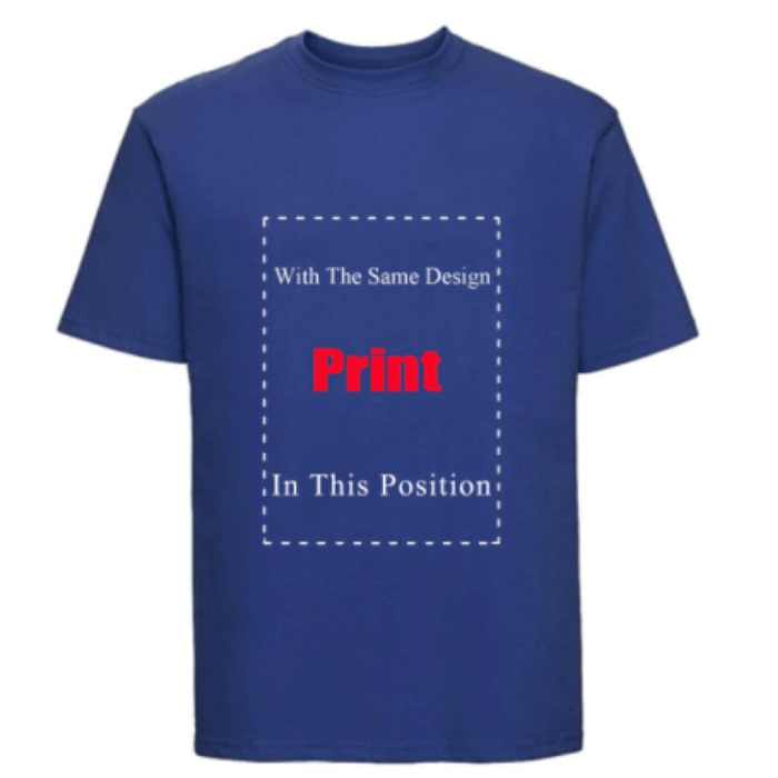 100 % Baumwolle | witziger Print | Unisex Passform | bequem | vorgewaschen | XS–5XL-Blau-XS-Luzern Mode