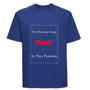 100 % Baumwolle | witziger Print | Unisex Passform | bequem | vorgewaschen | XS–5XL-Blau-XS-Luzern Mode