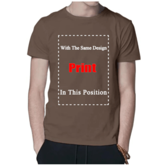 100 % Baumwolle | witziger Print | Unisex Passform | bequem | vorgewaschen | XS–5XL-Braun-XS-Luzern Mode