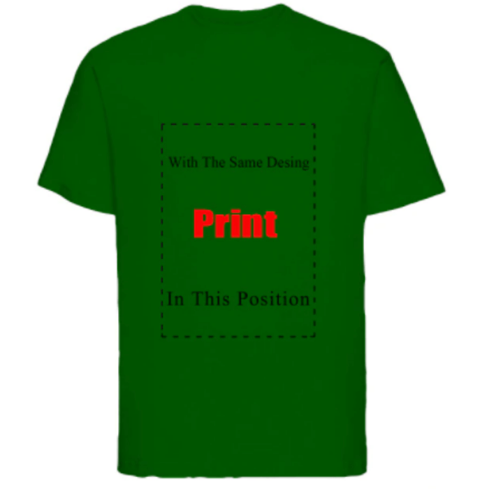 100 % Baumwolle | witziger Print | Unisex Passform | bequem | vorgewaschen | XS–5XL-Grün-XS-Luzern Mode