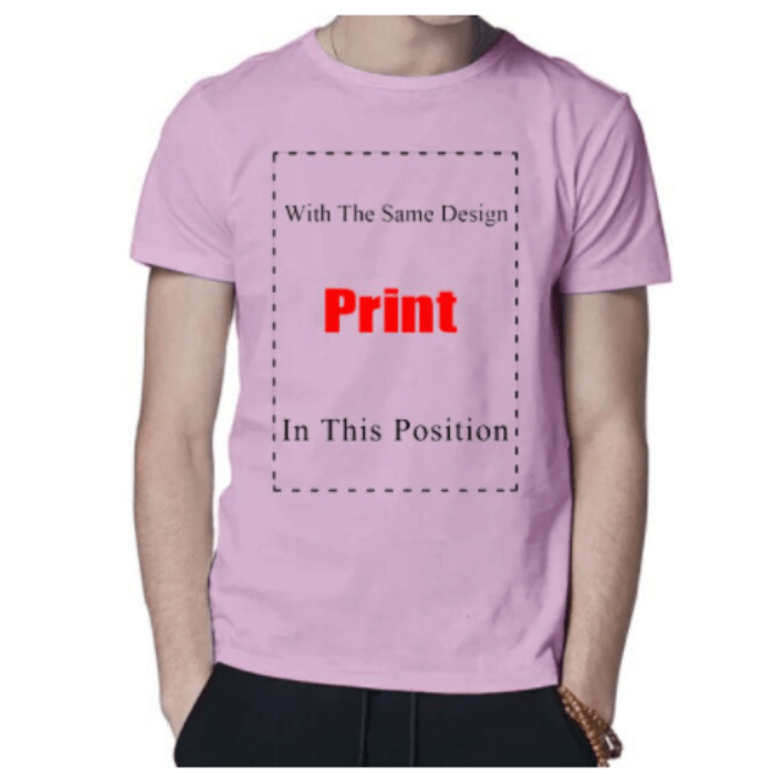 100 % Baumwolle | witziger Print | Unisex Passform | bequem | vorgewaschen | XS–5XL-Rosa-XS-Luzern Mode