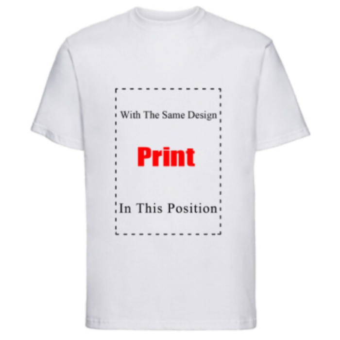 100 % Baumwolle | witziger Print | Unisex Passform | bequem | vorgewaschen | XS–5XL-Weiß-XS-Luzern Mode