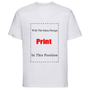 100 % Baumwolle | witziger Print | Unisex Passform | bequem | vorgewaschen | XS–5XL-Weiß-XS-Luzern Mode