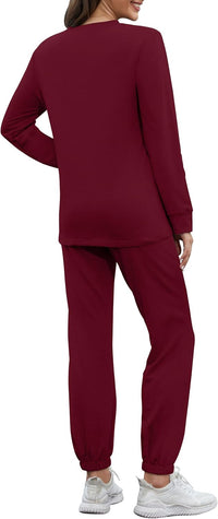 Unisex Jogginganzug mit Streifenmuster und Kordelzug-Luzern Mode