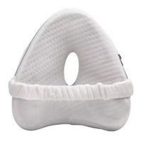 Beinkissen | Luxus Ergonomisch Memory-Schaum Langlebig Komfortabel Uni-Weiß-Luzern Mode