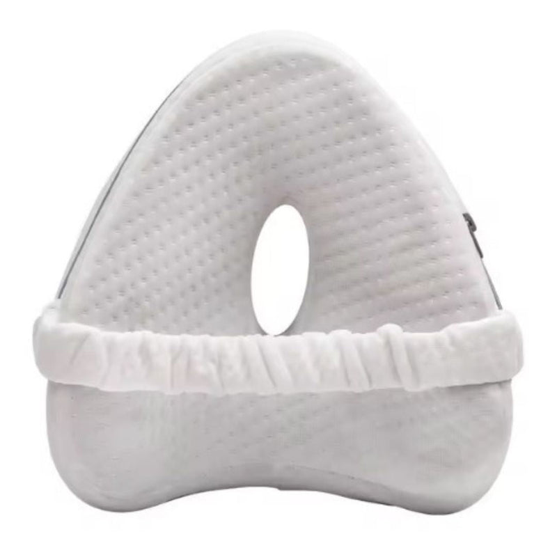 Beinkissen | Luxus Ergonomisch Memory-Schaum Langlebig Komfortabel Uni-Weiß-Luzern Mode