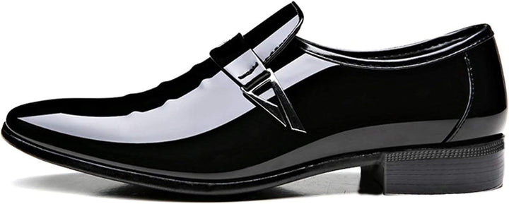 Herren Lackleder Business Schnürschuhe für Hochzeiten-Luzern Mode
