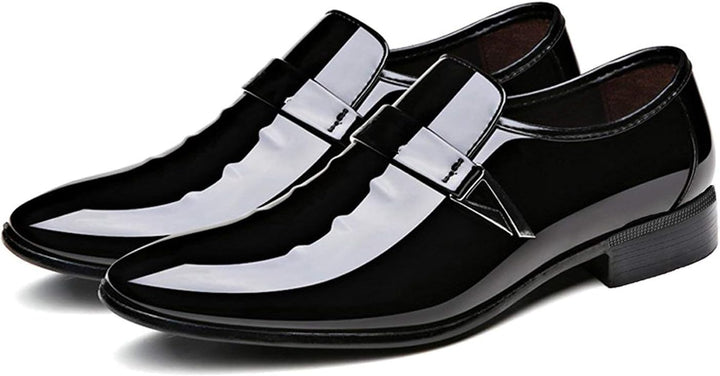 Herren Lackleder Business Schnürschuhe für Hochzeiten-Luzern Mode