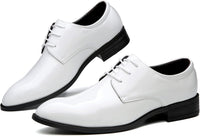 Herren Lackleder Business Schnürschuhe für Hochzeiten-Luzern Mode