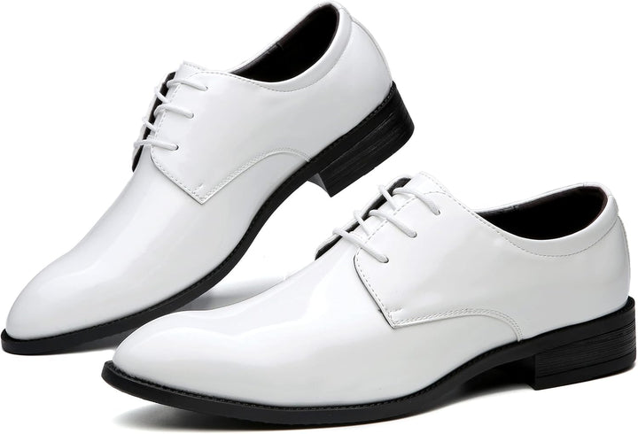 Herren Lackleder Business Schnürschuhe für Hochzeiten-Luzern Mode