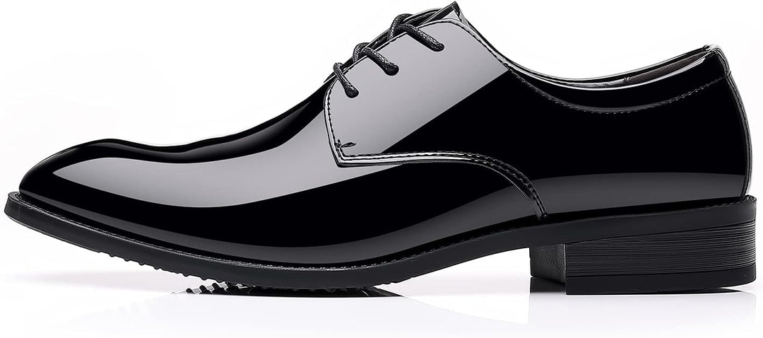 Herren Lackleder Business Schnürschuhe für Hochzeiten-Luzern Mode