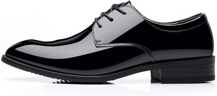 Herren Lackleder Business Schnürschuhe für Hochzeiten-Luzern Mode