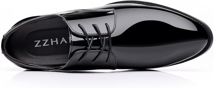 Herren Lackleder Business Schnürschuhe für Hochzeiten-Luzern Mode