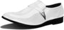 Herren Lackleder Business Schnürschuhe für Hochzeiten-Weiß-40-Luzern Mode