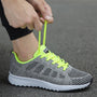Damen Sneaker Atmungsaktiv Leicht Sportlich Bequem Schuhe-Grün-35-Luzern Mode