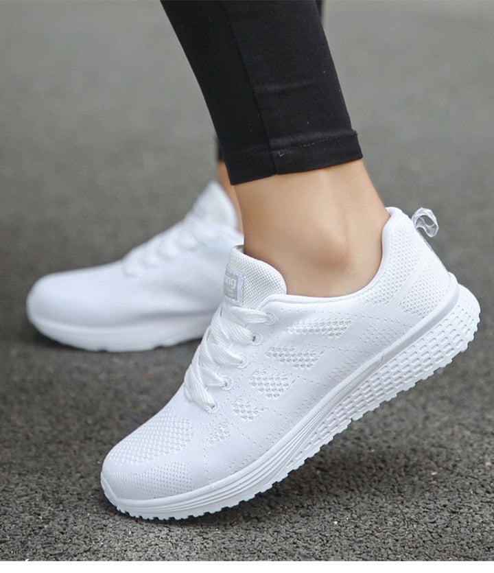 Damen Sneaker Atmungsaktiv Leicht Sportlich Bequem Schuhe-Luzern Mode