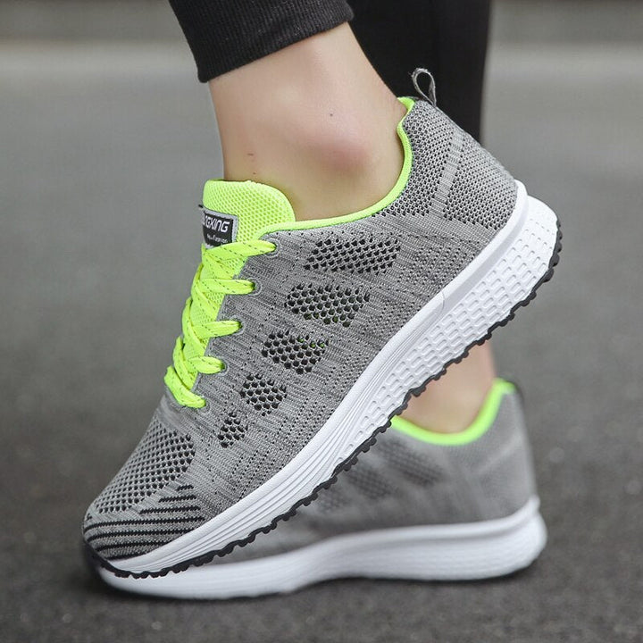 Damen Sneaker Atmungsaktiv Leicht Sportlich Bequem Schuhe-Luzern Mode