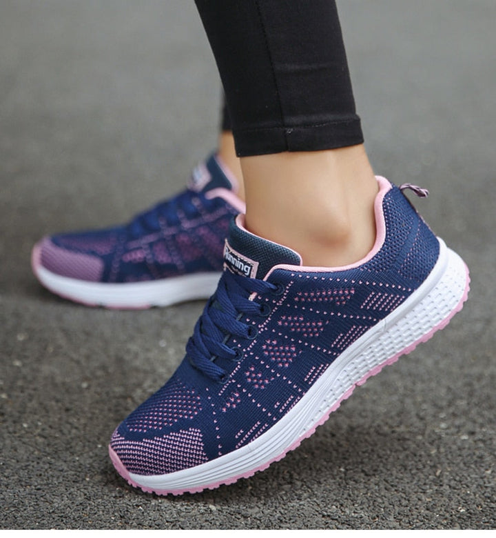Damen Sneaker Atmungsaktiv Leicht Sportlich Bequem Schuhe-Luzern Mode
