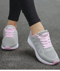 Damen Sneaker Atmungsaktiv Leicht Sportlich Bequem Schuhe-Luzern Mode