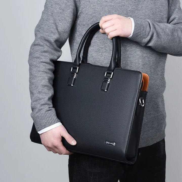Herren Laptoptasche | Vielseitig | Leder | Stilvoll | Langlebig | Griffe-Luzern Mode