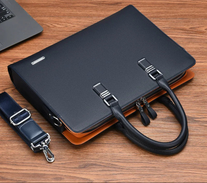 Herren Laptoptasche | Vielseitig | Leder | Stilvoll | Langlebig | Griffe-Luzern Mode