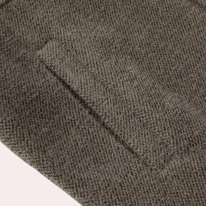 Herren Fleecejacke mit Knöpfen - Stilvolle Wintermode-Luzern Mode