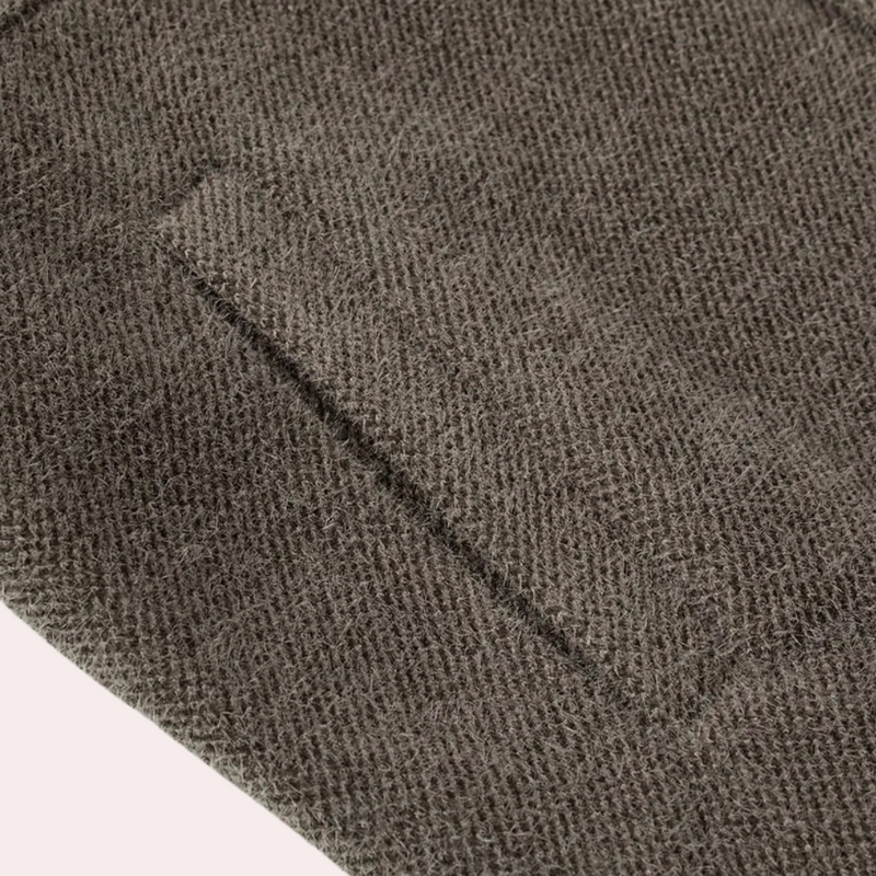 Herren Fleecejacke mit Knöpfen - Stilvolle Wintermode-Luzern Mode