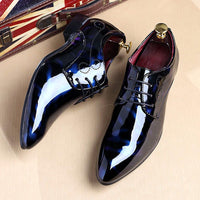 Herren Lackleder Business Schuhe - Elegante Schnürschuhe-Luzern Mode