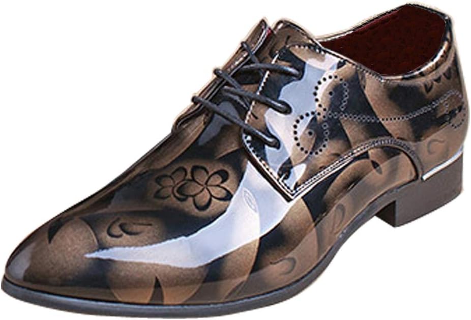 Herren Lackleder Business Schuhe - Elegante Schnürschuhe-Luzern Mode