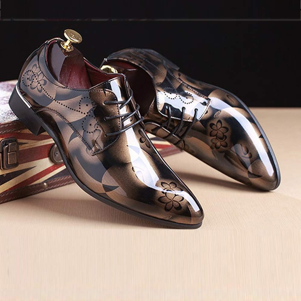 Herren Lackleder Business Schuhe - Elegante Schnürschuhe-Luzern Mode