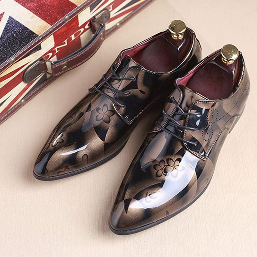 Herren Lackleder Business Schuhe - Elegante Schnürschuhe-Luzern Mode