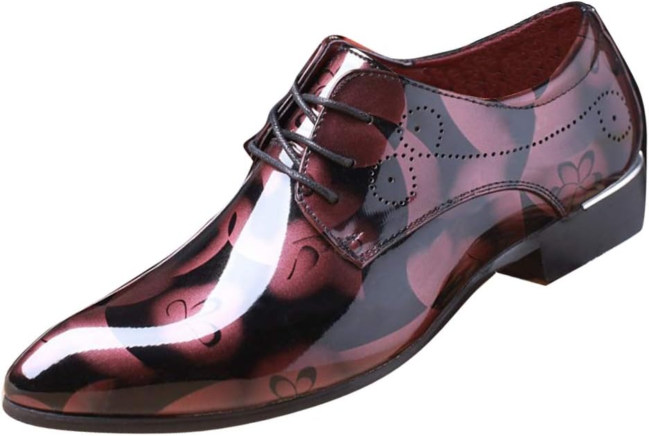 Herren Lackleder Business Schuhe - Elegante Schnürschuhe-Luzern Mode