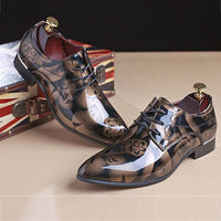 Herren Lackleder Business Schuhe - Elegante Schnürschuhe-Luzern Mode