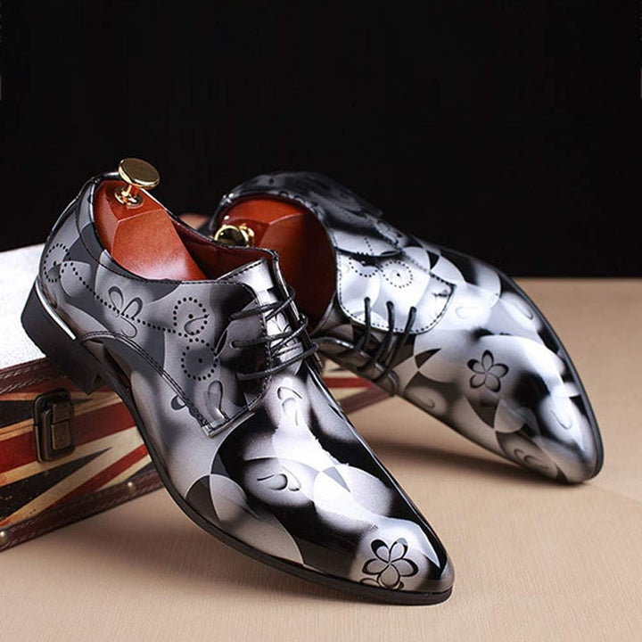 Herren Lackleder Business Schuhe - Elegante Schnürschuhe-Luzern Mode