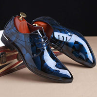 Herren Lackleder Business Schuhe - Elegante Schnürschuhe-Luzern Mode