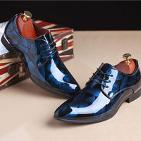 Herren Lackleder Business Schuhe - Elegante Schnürschuhe-Luzern Mode