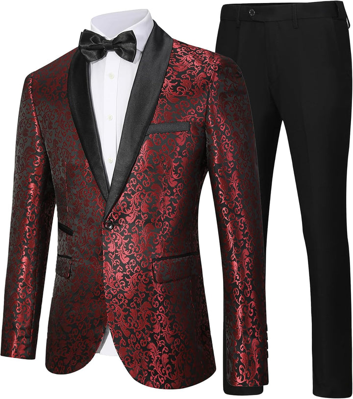 Herren Anzug Größentabelle - Maßtabelle für Jacke & Hose-Rot-XS-Luzern Mode
