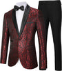 Herren Anzug Größentabelle - Maßtabelle für Jacke & Hose-Rot-XS-Luzern Mode