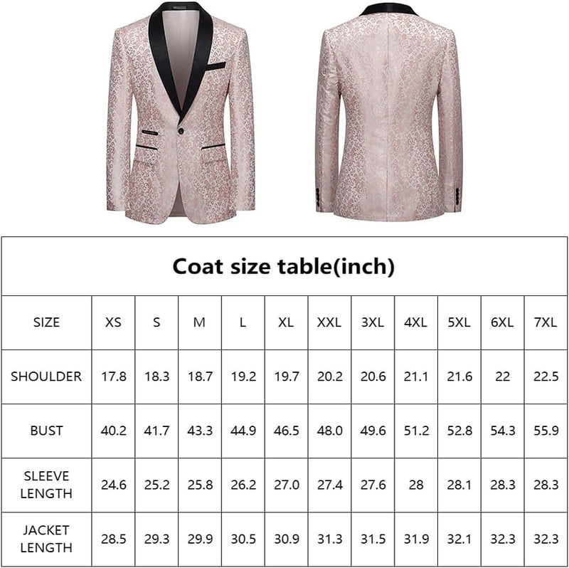 Herren Anzug Größentabelle - Maßtabelle für Jacke & Hose-Luzern Mode