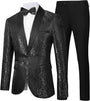 Herren Anzug Größentabelle - Maßtabelle für Jacke & Hose-Schwarz-XS-Luzern Mode