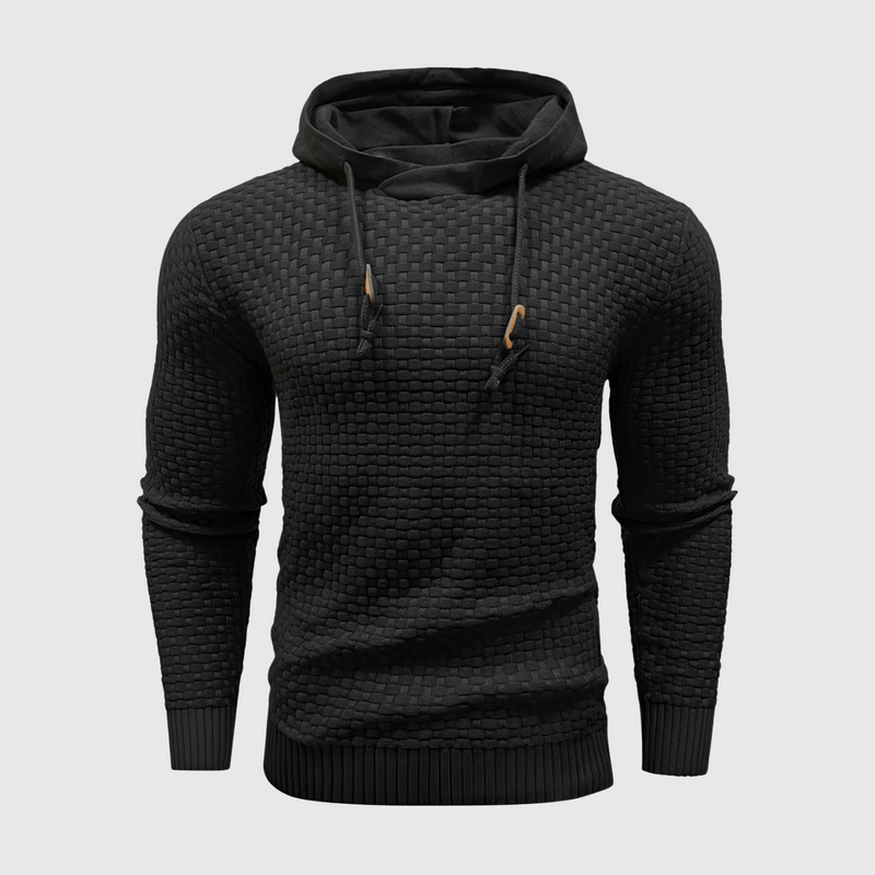 Herren Strickpullover mit Kapuze - Modischer Hoodie-Luzern Mode