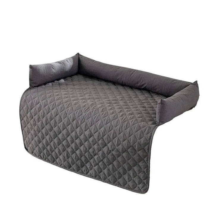 Bankberschermhoes | Huisdieren Waterbestendig Stijlvol Zacht Luxe -Donkergrijs-S 75x75cm-Luzern Mode