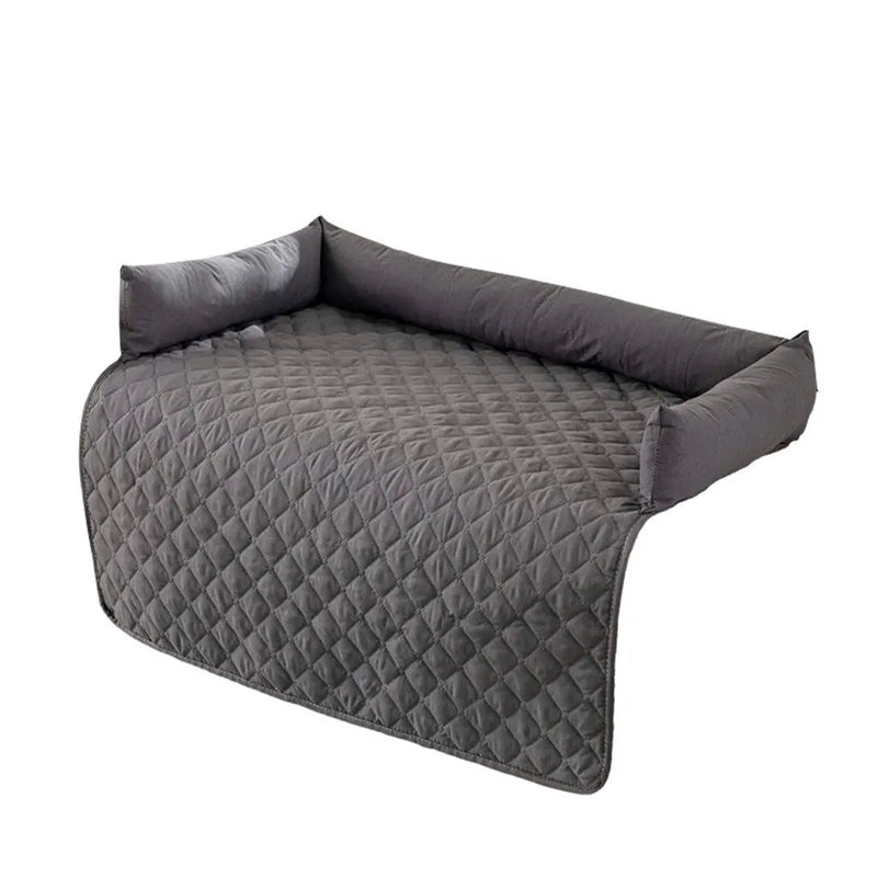 Bankberschermhoes | Huisdieren Waterbestendig Stijlvol Zacht Luxe -Donkergrijs-S 75x75cm-Luzern Mode